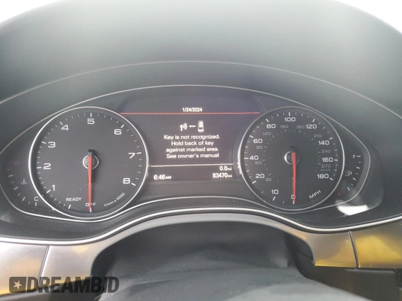 2017 Audi A6 Competition Prestige with VIN WAUF3AFC3HN063663, listed as a Copart auction lot 37885364 with 83,470 mi miles. Bid and sale history available at carsss.com. Image 9.