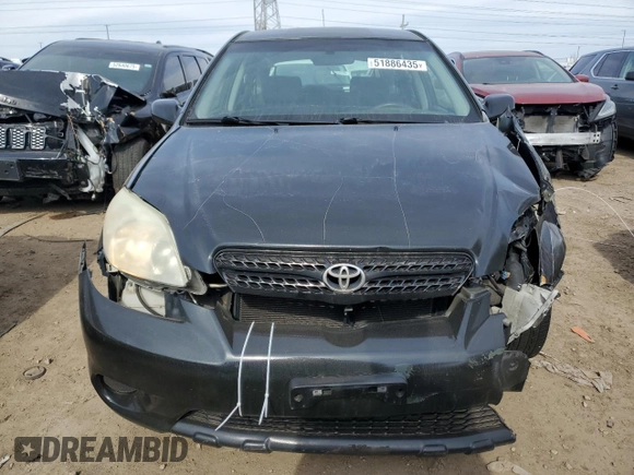 2006 Toyota Matrix STD with VIN 2T1KR32E06C592300, listed as a Copart auction lot 51886435 with 150,773 mi miles and Salvage Title. Bid and sale history available at carsss.com. Image 5.