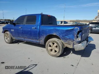2018 Ram 1500 Big Horn with VIN 1C6RR7LG0JS258000, listed as a Copart auction lot 43453985 with 127,223 mi miles and Salvage Title. Bid and sale history available at carsss.com. Image 2.