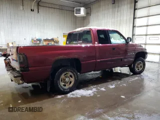 2001 Dodge 1500 with VIN 3B7HF13Y91G204298, listed as a Copart auction lot 46841055 with 156,996 mi miles and Salvage Title. Bid and sale history available at DreamBid. Image 3.