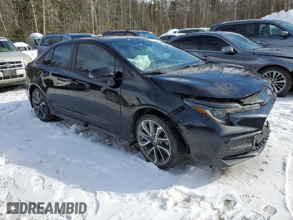 2022 Toyota Corolla SE with VIN 5YFB4MBE7NP099961, listed as a Copart auction lot 45344955 with Not Provided miles and Salvage Title. Bid and sale history available at DreamBid. Image 4.
