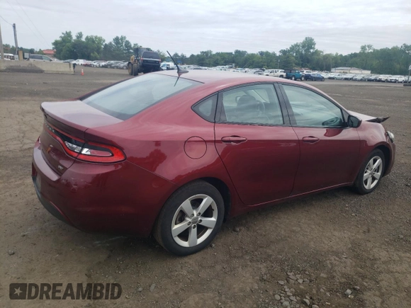 2015 Dodge Dart SXT with VIN 1C3CDFBB3FD242726, listed as a Copart auction lot 62867095 with 133,339 mi miles and Salvage title. Bid and sale history available at DreamBid. Image 3.