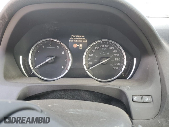2017 Acura TLX w/Technology Pkg with VIN 19UUB1F56HA800152, listed as a Copart auction lot 42673115 with 0 mi miles and Salvage Title. Bid and sale history available at carsss.com. Image 9.