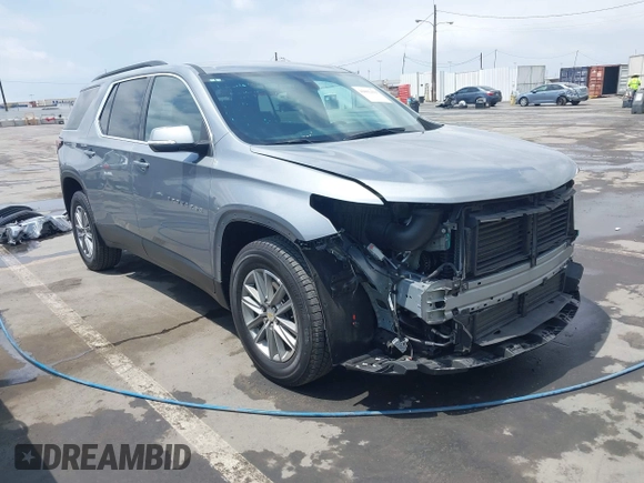 2023 Chevrolet Traverse LT Leather with VIN 1GNEVHKW2PJ243652, listed as a IAAI auction lot 42092429 with 31,945 mi miles. Bid and sale history available at carsss.com. Image 1.