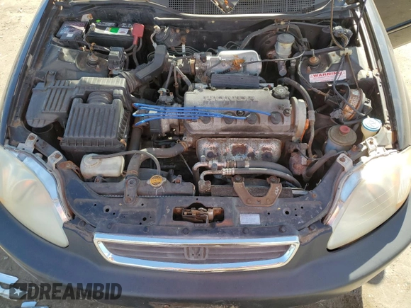 1998 Honda Civic EX with VIN 2HGEJ8645WH526772, listed as a Copart auction lot 74694624 with 195,038 mi miles and Salvage Title. Bid and sale history available at carsss.com. Image 11.