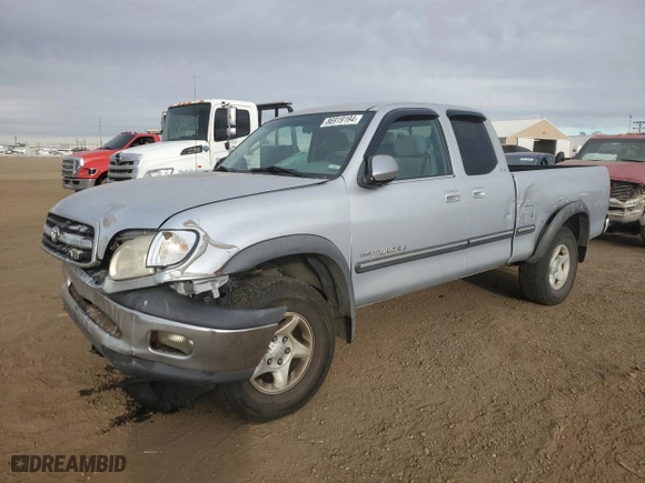 2000 Toyota Tundra SR5 with VIN 5TBBT441XYS070715, listed as a Copart auction lot 86919194 with 259,190 mi miles and Salvage Title. Bid and sale history available at carsss.com. Image 1.
