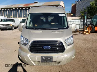 2019 Ford Transit with VIN 1FTYR2CG8KKA26818, listed as a Copart auction lot 77574134 with 60,220 mi miles and Salvage Title. Bid and sale history available at carsss.com. Image 5.