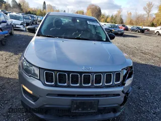 2017 Jeep Compass Sport with VIN 3C4NJCAB6HT647621, listed as a Copart auction lot 80497284 with 96,086 mi miles and Salvage Title. Bid and sale history available at carsss.com. Image 5.
