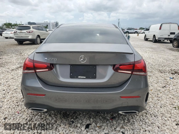 2019 Mercedes-Benz A 220 with VIN WDD3G4EB1KW031726, listed as a Copart auction lot 59868105 with 31,756 mi miles and Salvage title. Bid and sale history available at DreamBid. Image 6.