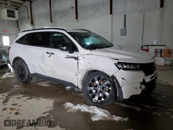 2021 Kia Sorento S with VIN 5XYRLDLCXMG030229, listed as a Copart auction lot 45949225 with 63,493 mi miles and Salvage Title. Bid and sale history available at DreamBid. Image 4.