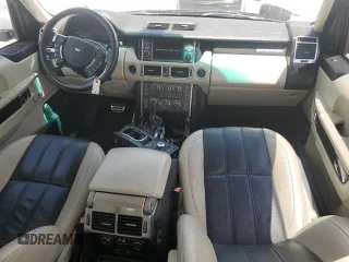 2012 Land Rover Range Rover SC Autobiography with VIN SALMP1E45CA369698, listed as a Copart auction lot 65983495 with 84,438 mi miles and Salvage title. Bid and sale history available at DreamBid. Image 8.