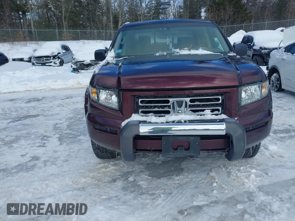 2007 Honda Ridgeline RT with VIN 2HJYK16267H544838, listed as a IAAI auction lot 41586748 with 153,410 mi miles. Bid and sale history available at carsss.com. Image 12.