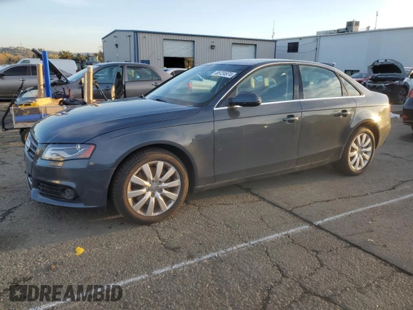 2011 Audi A4 2.0T Premium Plus with VIN WAUEFAFL0BN029318, listed as a Copart auction lot 85724974 with 89,770 mi miles and Salvage Title. Bid and sale history available at carsss.com. Image 1.