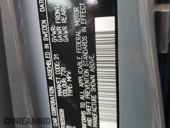 2024 Volvo XC60 Plus Dark Theme с VIN YV4L12RL8R1835609, выставлен на аукционе Copart как лот 54304035 с пробегом 20 182 миль миль и Чистый • Clean title. История ставок и продаж доступна на DreamBid. Изображение 12.