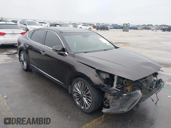 2017 Kia Cadenza Premium z VIN KNALC4J11H5093061, wystawiony jako IAAI lot #41650849 z przebiegiem 138 989 mil mil oraz . Historia ofert i sprzedaży dostępna na DreamBid. Obrazek 1.