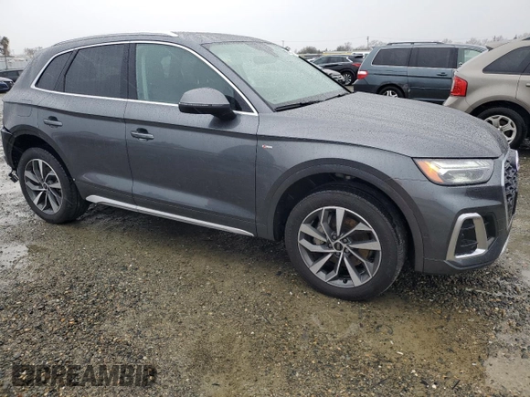 2023 Audi Q5 S line Prestige z VIN WA1FAAFY6P2191975, wystawiony jako Copart lot #43663885 z przebiegiem 22 374 mil mil oraz Szkoda całkowita • Salvage title. Historia ofert i sprzedaży dostępna na DreamBid. Obrazek 4.