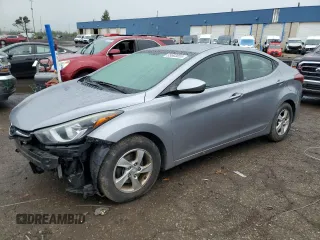 2015 Hyundai Elantra SE z VIN 5NPDH4AE6FH566008, wystawiony jako Copart lot #55693855 z przebiegiem 156 372 mil mil oraz Szkody całkowita. Historia ofert i sprzedaży dostępna na DreamBid. Obrazek 1.