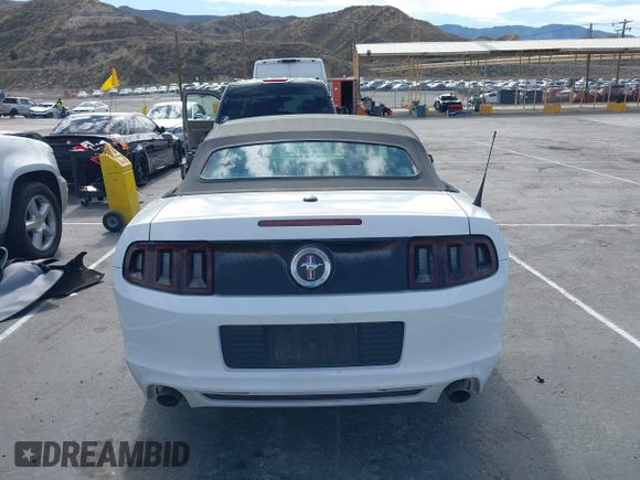 2014 Ford Mustang V6 with VIN 1ZVBP8EM4E5243008, listed as a IAAI auction lot 41572234 with 114,392 mi miles. Bid and sale history available at carsss.com. Image 16.