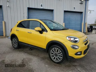 2017 FIAT 500X Lounge z VIN ZFBCFYDB9HP615416, wystawiony jako Copart lot #74811234 z przebiegiem 63 523 mil mil oraz Czysty tytuł • Clean title. Historia ofert i sprzedaży dostępna na DreamBid. Obrazek 4.
