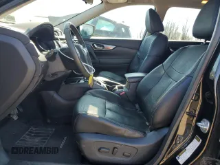 2016 Nissan Rogue SL with VIN 5N1AT2MV2GC834739, listed as a Copart auction lot 52428095 with 56,641 mi miles and Salvage Title. Bid and sale history available at DreamBid. Image 7.