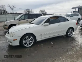 2007 Mercedes-Benz CLK-Class 3.5L with VIN WDBTJ56H87F206998, listed as a Copart auction lot 85011204 with 204,815 mi miles and Salvage Title. Bid and sale history available at carsss.com. Image 1.