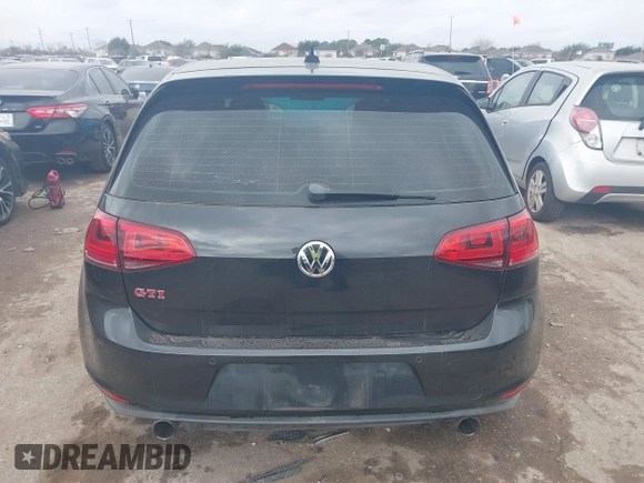 2015 Volkswagen Golf GTI Autobahn w/Performance Pkg with VIN 3VW447AU4FM075027, listed as a IAAI auction lot 41494514 with 103,038 mi miles. Bid and sale history available at carsss.com. Image 16.