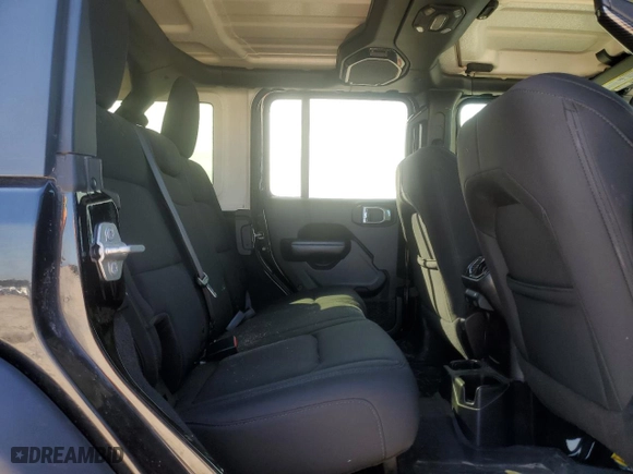 2018 Jeep Wrangler Unlimited Sport S with VIN 1C4HJXDG0JW120492, listed as a Copart auction lot 45418345 with 54,059 mi miles and Salvage Title. Bid and sale history available at carsss.com. Image 11.