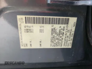 2010 Nissan Maxima SV with VIN 1N4AA5AP5AC821319, listed as a Copart auction lot 63643115 with 221,059 mi miles and Clean title. Bid and sale history available at DreamBid. Image 12.