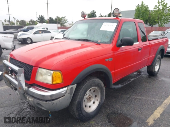 2003 Ford Ranger XL Fleet with VIN 1FTZR45E13PA41564, listed as a IAAI auction lot 42185167 with 285,664 mi miles. Bid and sale history available at carsss.com. Image 2.
