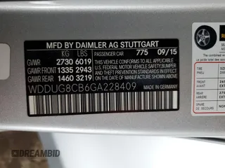2016 Mercedes-Benz S 550 with VIN WDDUG8CB6GA228409, listed as a Copart auction lot 53728155 with 65,396 mi miles and Salvage Title. Bid and sale history available at carsss.com. Image 13.