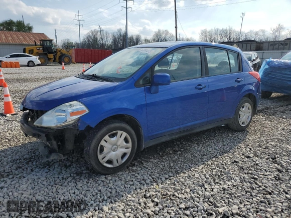 2010 Nissan Versa 1.8 SL with VIN 3N1BC1CP7AL404273, listed as a Copart auction lot 52581075 with 180,343 mi miles and Salvage Title. Bid and sale history available at carsss.com. Image 1.