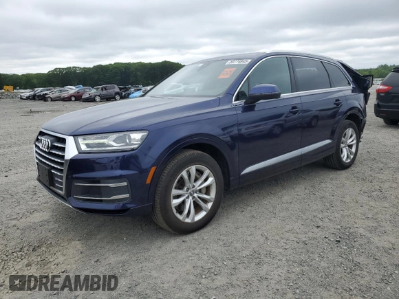2019 Audi Q7 Premium z VIN WA1AHAF70KD027325, wystawiony jako Copart lot #59774845 z przebiegiem 50 450 mil mil oraz Szkoda całkowita • Salvage title. Historia ofert i sprzedaży dostępna na DreamBid. Obrazek 1.