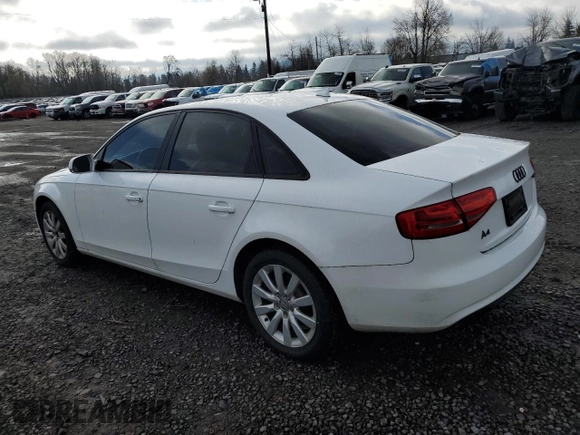2013 Audi A4 Premium with VIN WAUAFAFLXDN023298, listed as a Copart auction lot 49169975 with 105,043 mi miles and Salvage Title. Bid and sale history available at carsss.com. Image 2.