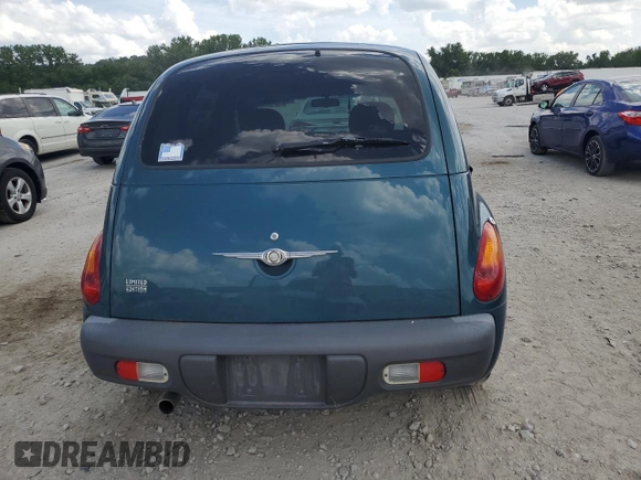 2001 Chrysler PT Cruiser with VIN 3C8FY4BB71T631808, listed as a Copart auction lot 62169635 with 136,216 mi miles and Salvage title. Bid and sale history available at DreamBid. Image 6.