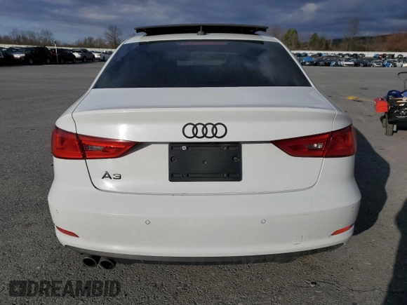 2016 Audi A3 1.8T Premium with VIN WAUA7GFF9G1118263, listed as a Copart auction lot 50518555 with 0 mi miles and Salvage Title. Bid and sale history available at carsss.com. Image 6.