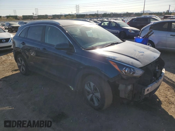 2022 Kia Niro LXS with VIN KNDCB3LC9N5537698, listed as a Copart auction lot 43872755 with 107,052 mi miles and Salvage Title. Bid and sale history available at carsss.com. Image 4.