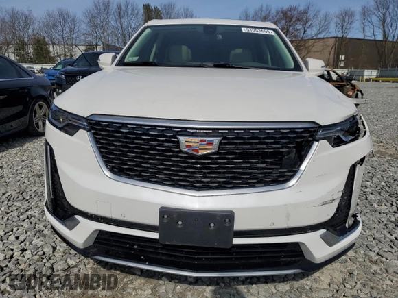2021 Cadillac XT6 Premium Luxury with VIN 1GYKPDRS8MZ119510, listed as a Copart auction lot 51003695 with 38,157 mi miles and Salvage title. Bid and sale history available at DreamBid. Image 5.