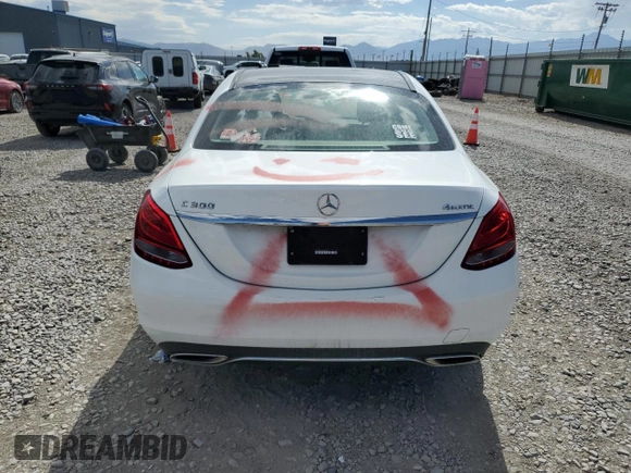 2015 Mercedes-Benz C 300 Luxury with VIN 55SWF4KB8FU070644, listed as a Copart auction lot 65435945 with 99,393 mi miles and Salvage title. Bid and sale history available at DreamBid. Image 6.