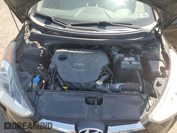 2012 Hyundai Veloster w/Gray Int with VIN KMHTC6AD5CU066108, listed as a Copart auction lot 62311305 with 117,856 mi miles and Salvage title. Bid and sale history available at DreamBid. Image 11.
