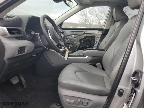 2023 Toyota Highlander L with VIN 5TDKDRBH2PS014431, listed as a Copart auction lot 45915725 with 46,813 mi miles and Salvage Title. Bid and sale history available at carsss.com. Image 7.