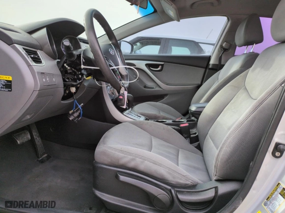 2012 Hyundai Elantra GLS PZEV with VIN 5NPDH4AE6CH082187, listed as a Copart auction lot 50733205 with 124,521 mi miles and Salvage Title. Bid and sale history available at carsss.com. Image 7.