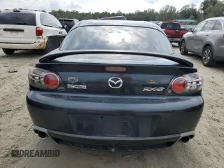 2004 Mazda RX-8 with VIN JM1FE17N040130675, listed as a Copart auction lot 72944474 with 143,744 mi miles and Clean Title. Bid and sale history available at carsss.com. Image 6.