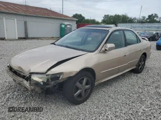 2002 Honda Accord EX z VIN 1HGCG16502A033631, wystawiony jako Copart lot #58020235 z przebiegiem 165 301 mil mil oraz Szkoda całkowita • Salvage title. Historia ofert i sprzedaży dostępna na DreamBid. Obrazek 1.