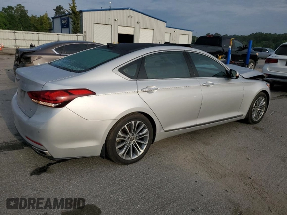 2017 Genesis G80 3.8L с VIN KMHGN4JE3HU206494, выставлен на аукционе Copart как лот 56028425 с пробегом 172 864 миль миль и Списание • Salvage title. История ставок и продаж доступна на DreamBid. Изображение 3.