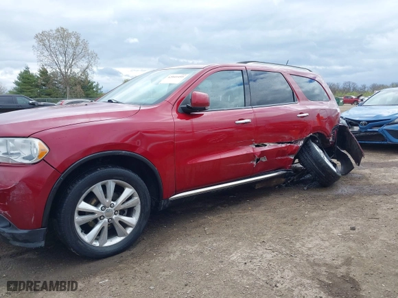 2013 Dodge Durango Crew with VIN 1C4RDJDG8DC540399, listed as a IAAI auction lot 42041455 with 126,435 mi miles. Bid and sale history available at carsss.com. Image 6.