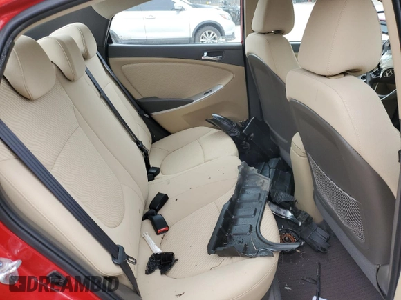 2013 Hyundai Accent GLS with VIN KMHCU4AE4DU451767, listed as a Copart auction lot 43948285 with 40,878 mi miles and Salvage Title. Bid and sale history available at DreamBid. Image 10.