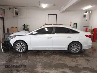 2017 Hyundai Sonata Sport with VIN 5NPE34AF7HH490930, listed as a IAAI auction lot 41383528 with 129,862 mi miles. Bid and sale history available at carsss.com. Image 14.