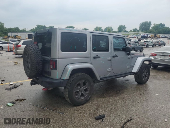 2018 Jeep Wrangler Unlimited Rubicon Recon with VIN 1C4BJWFGXJL814198, listed as a Copart auction lot 59434645 with 43,931 mi miles and Salvage title. Bid and sale history available at DreamBid. Image 3.