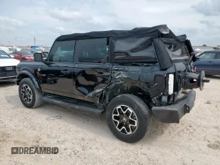 2022 Ford Bronco with VIN 1FMDE5DH1NLB77321, listed as a Copart auction lot 57834615 with 27,016 mi miles and Salvage title. Bid and sale history available at DreamBid. Image 2.