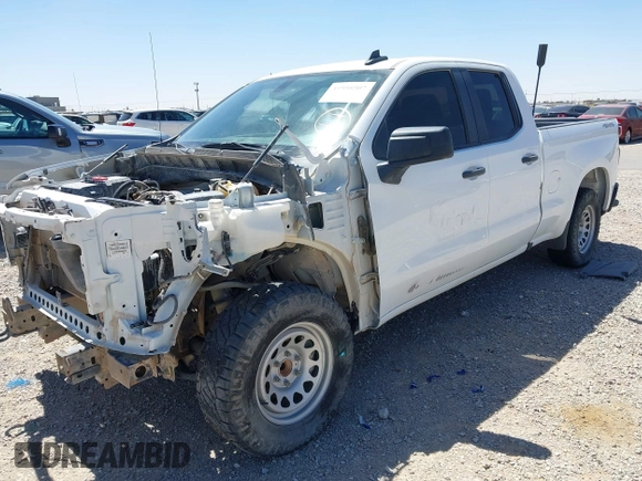 2021 Chevrolet Silverado 1500 Work Truck with VIN 1GCRYAEF4MZ324783, listed as a IAAI auction lot 41958507 with 122,426 mi miles and . Bid and sale history available at DreamBid. Image 16.